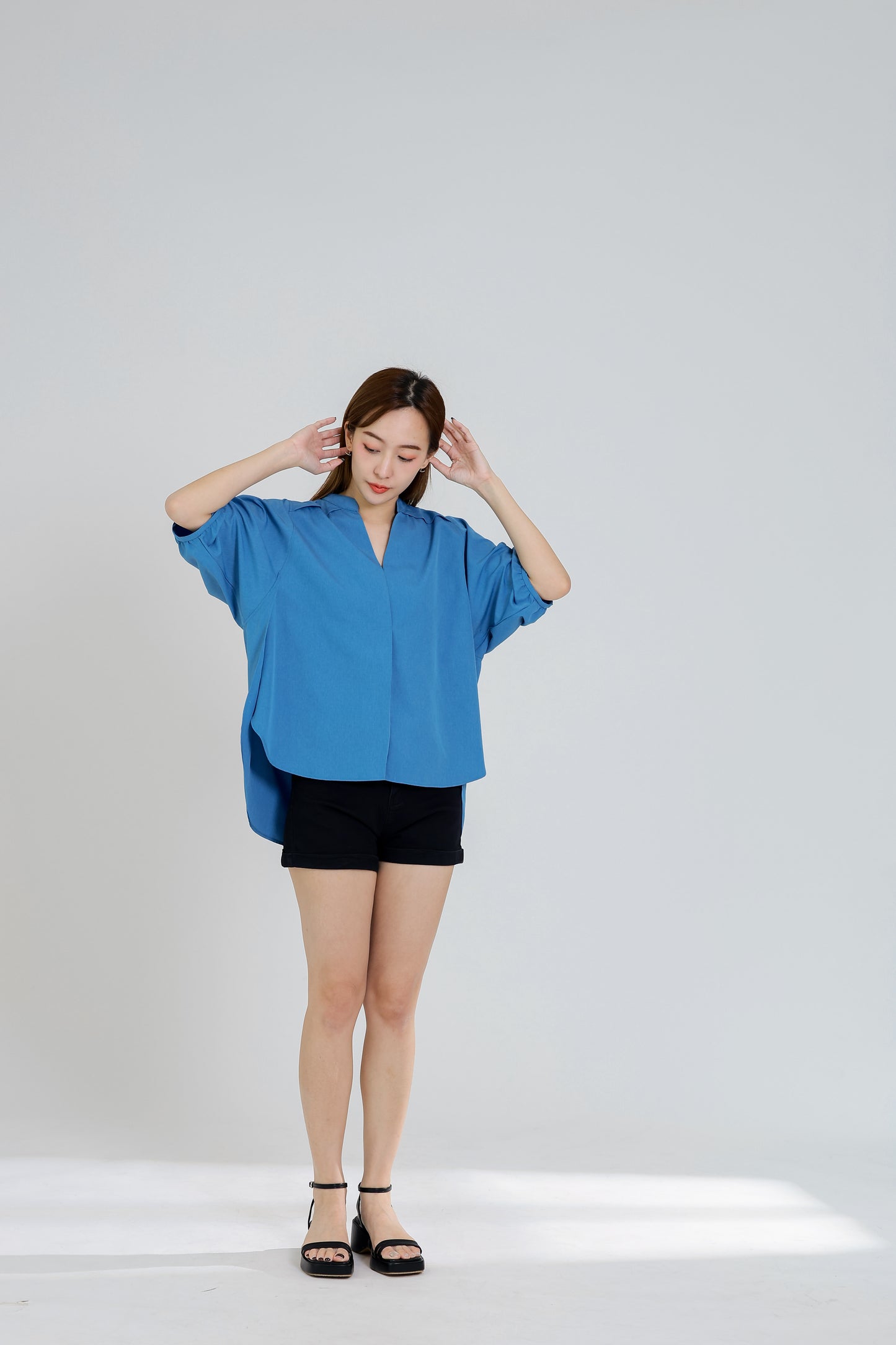 Shalina Mandrain V-Neck Shirt