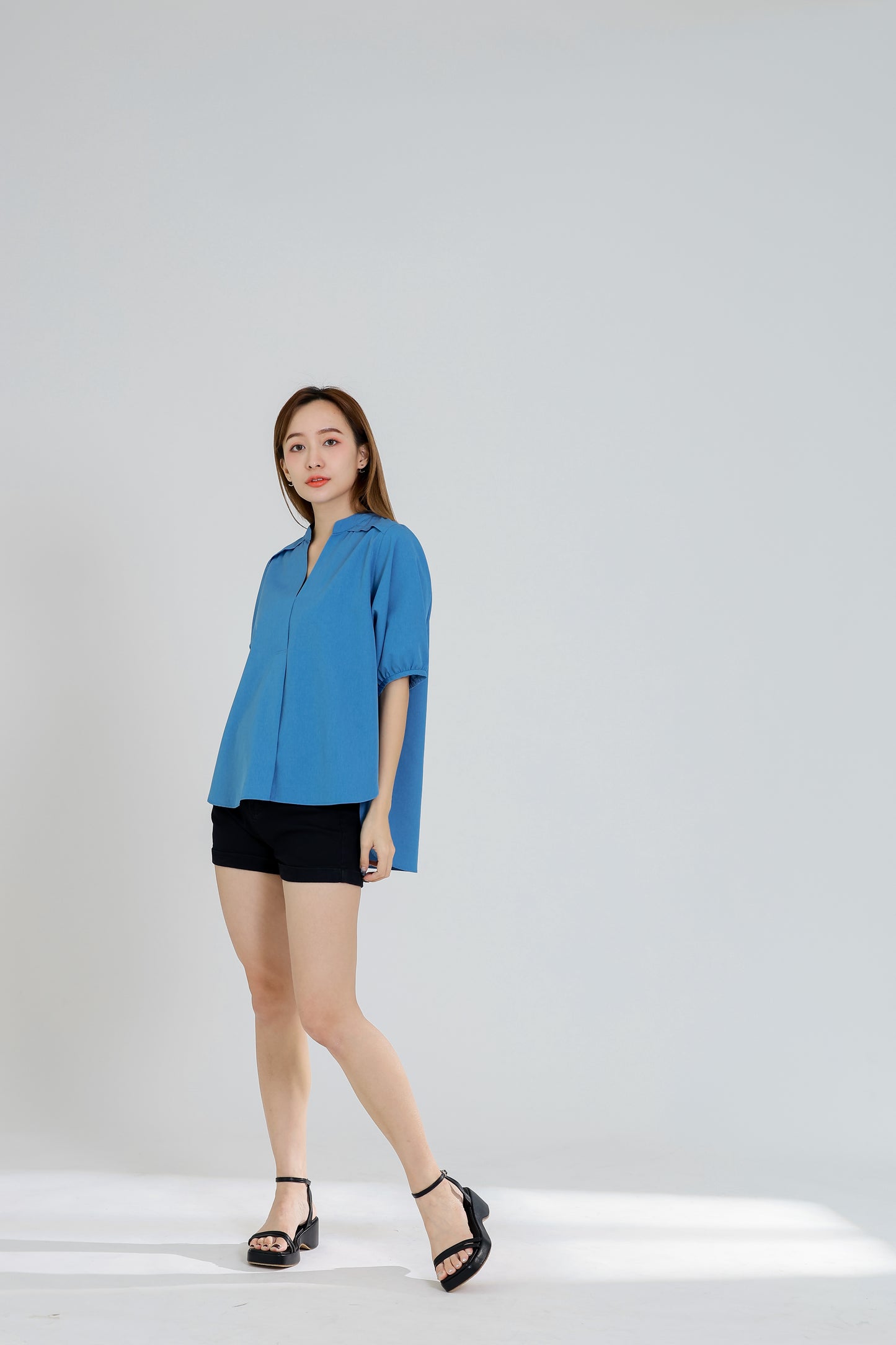 Shalina Mandrain V-Neck Shirt