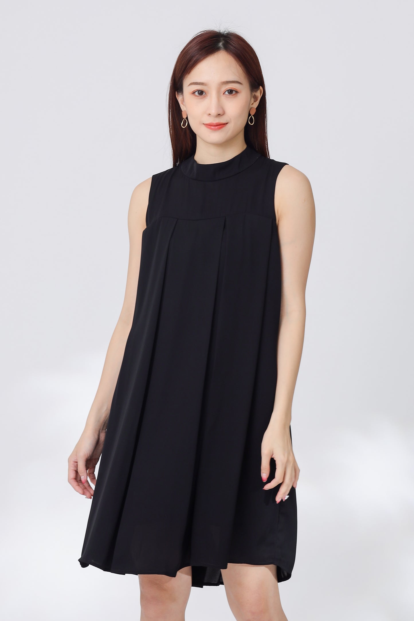 Shauna Babydoll Dress - Black