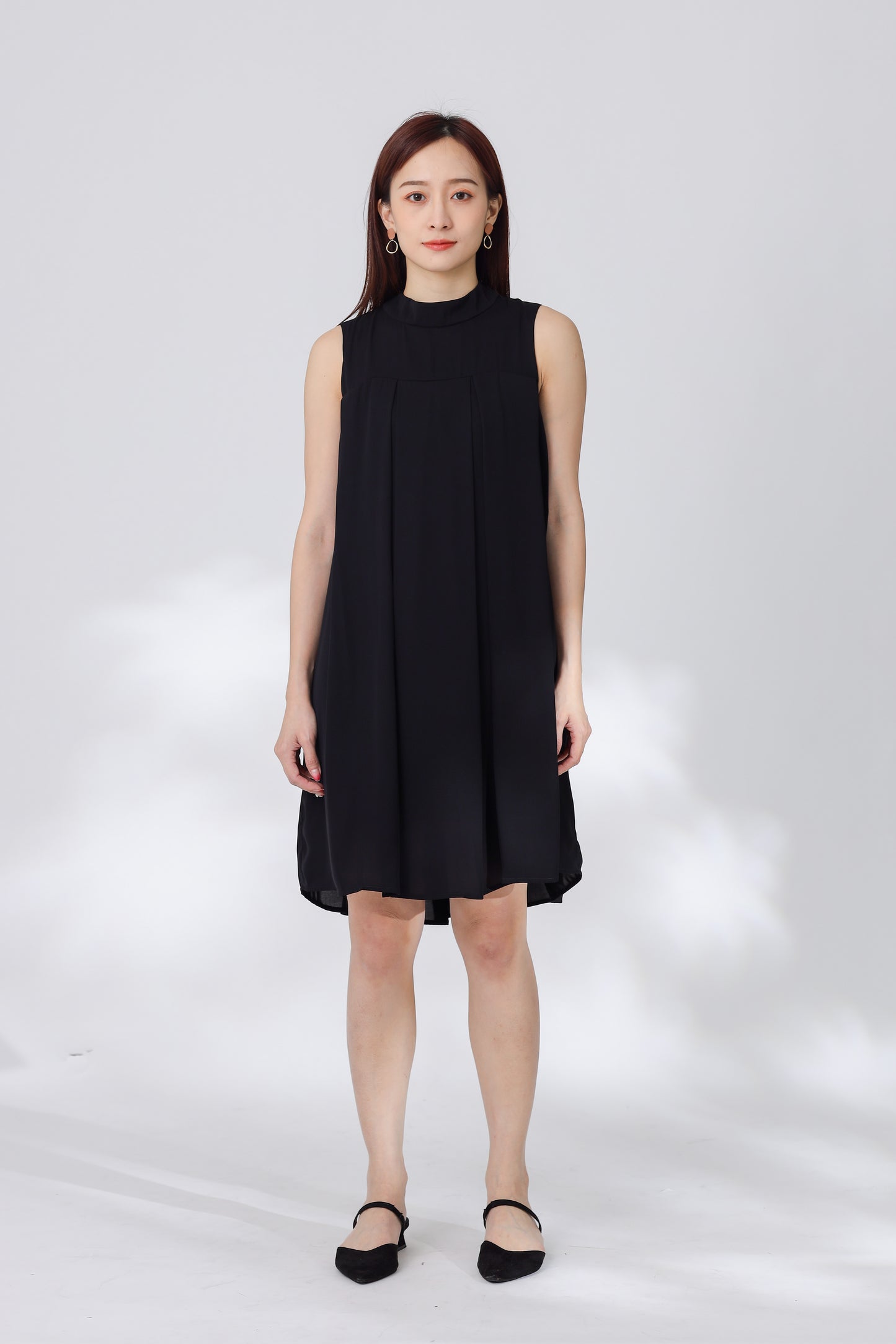 Shauna Babydoll Dress - Black