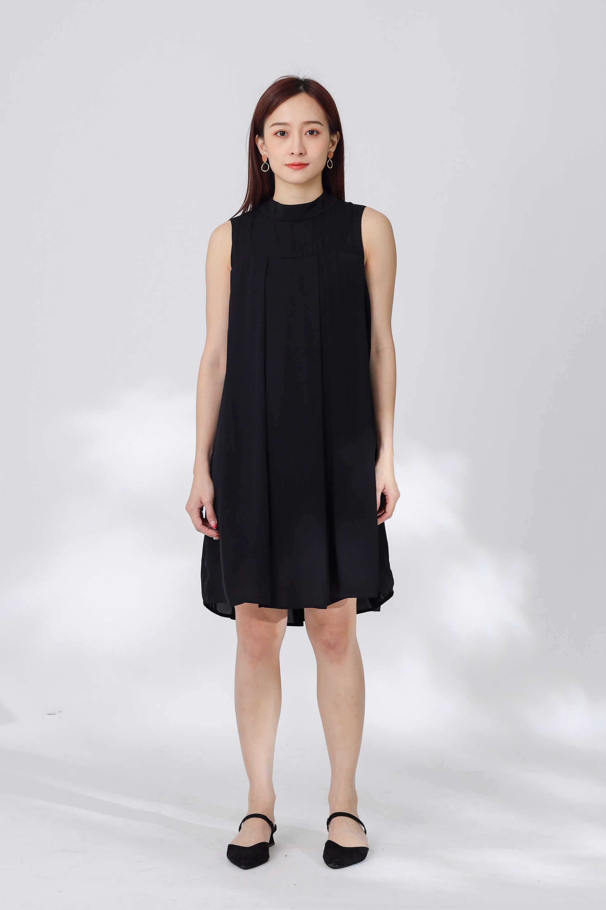 Shauna Babydoll Dress - Black