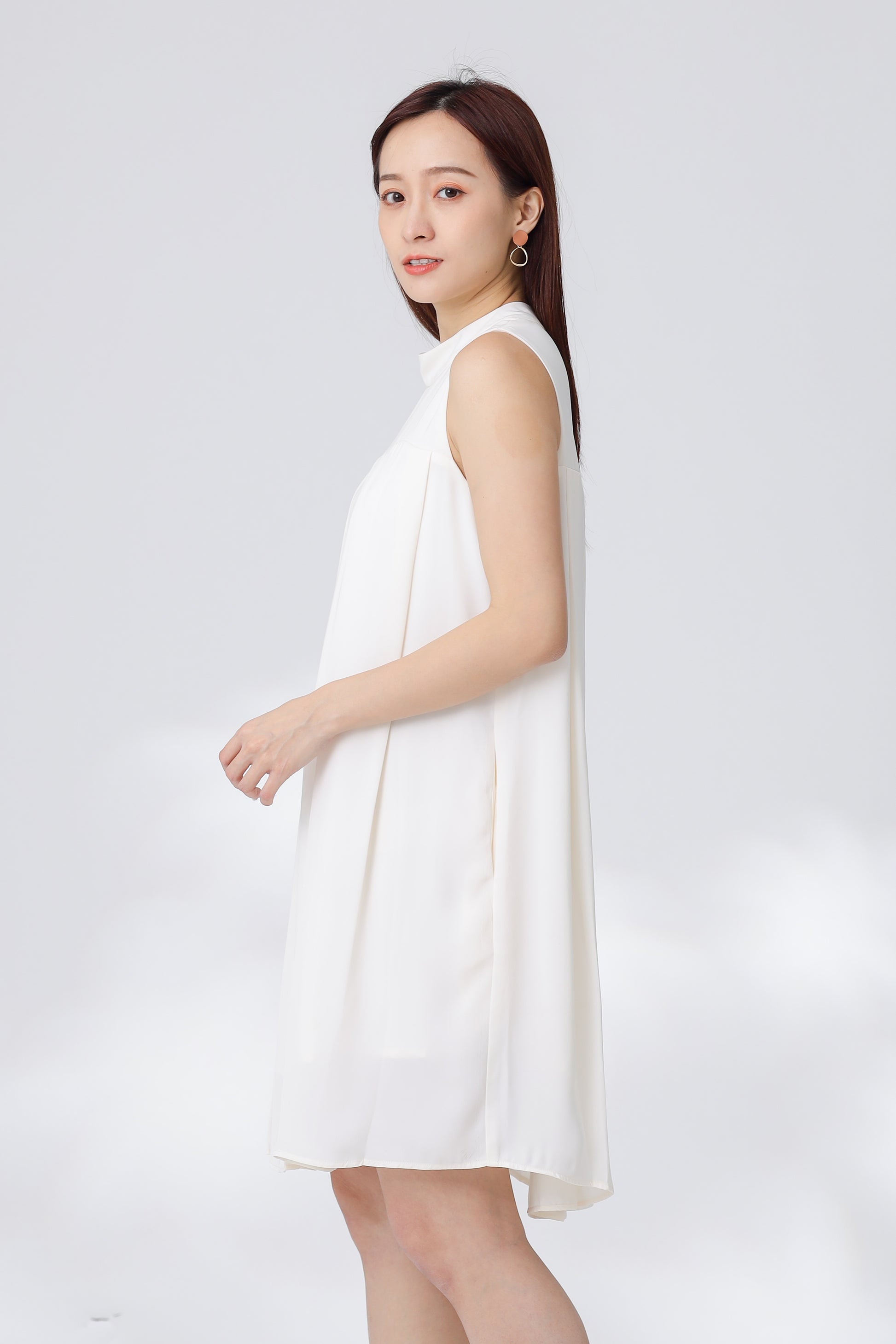 Shauna Babydoll Dress - Off White