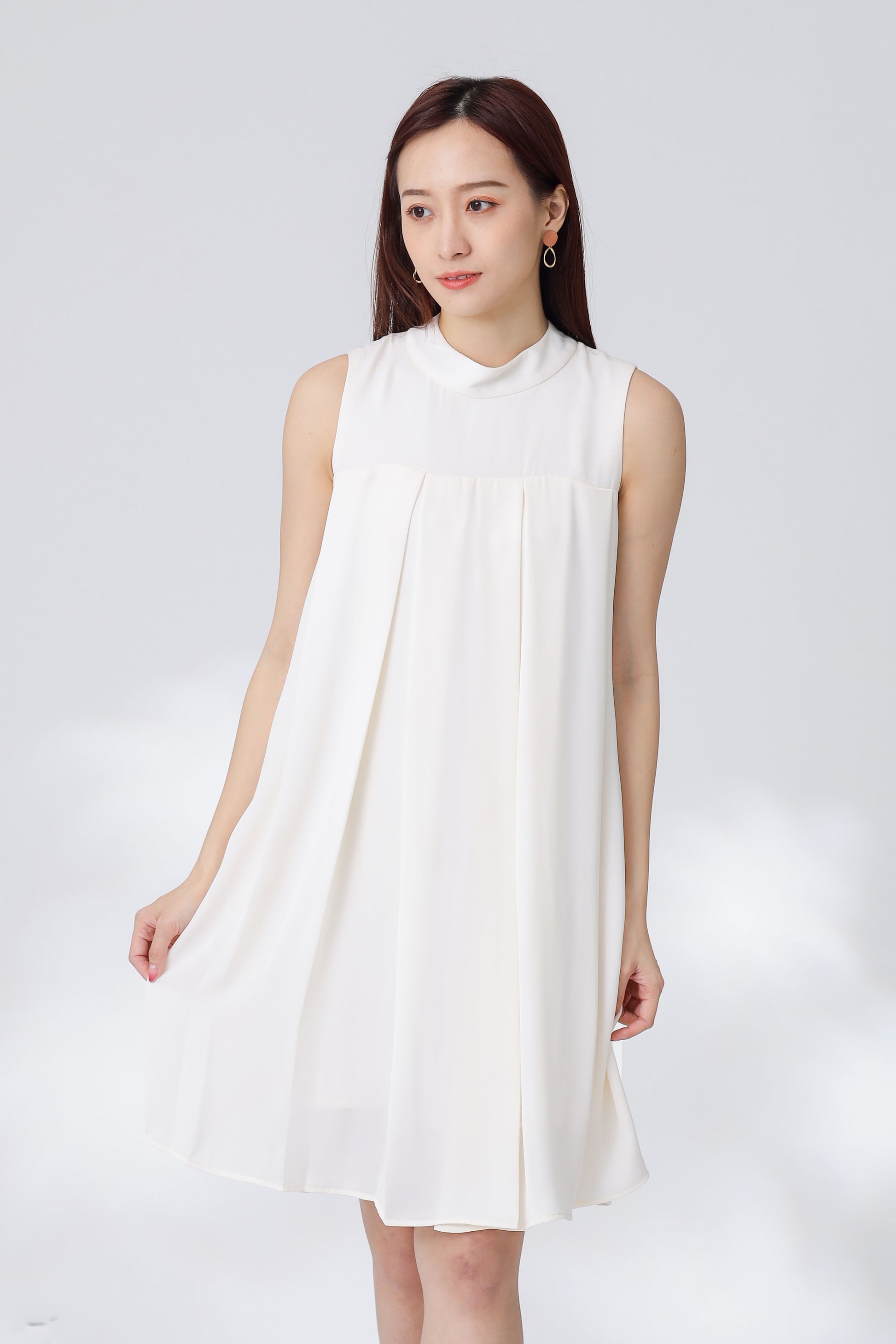 Shauna Babydoll Dress - Off White