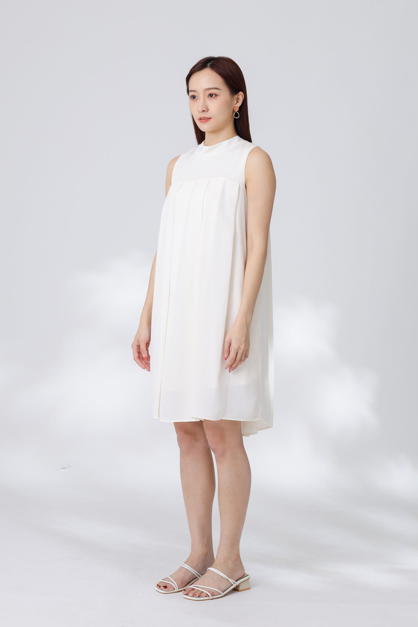 Shauna Babydoll Dress - Off White