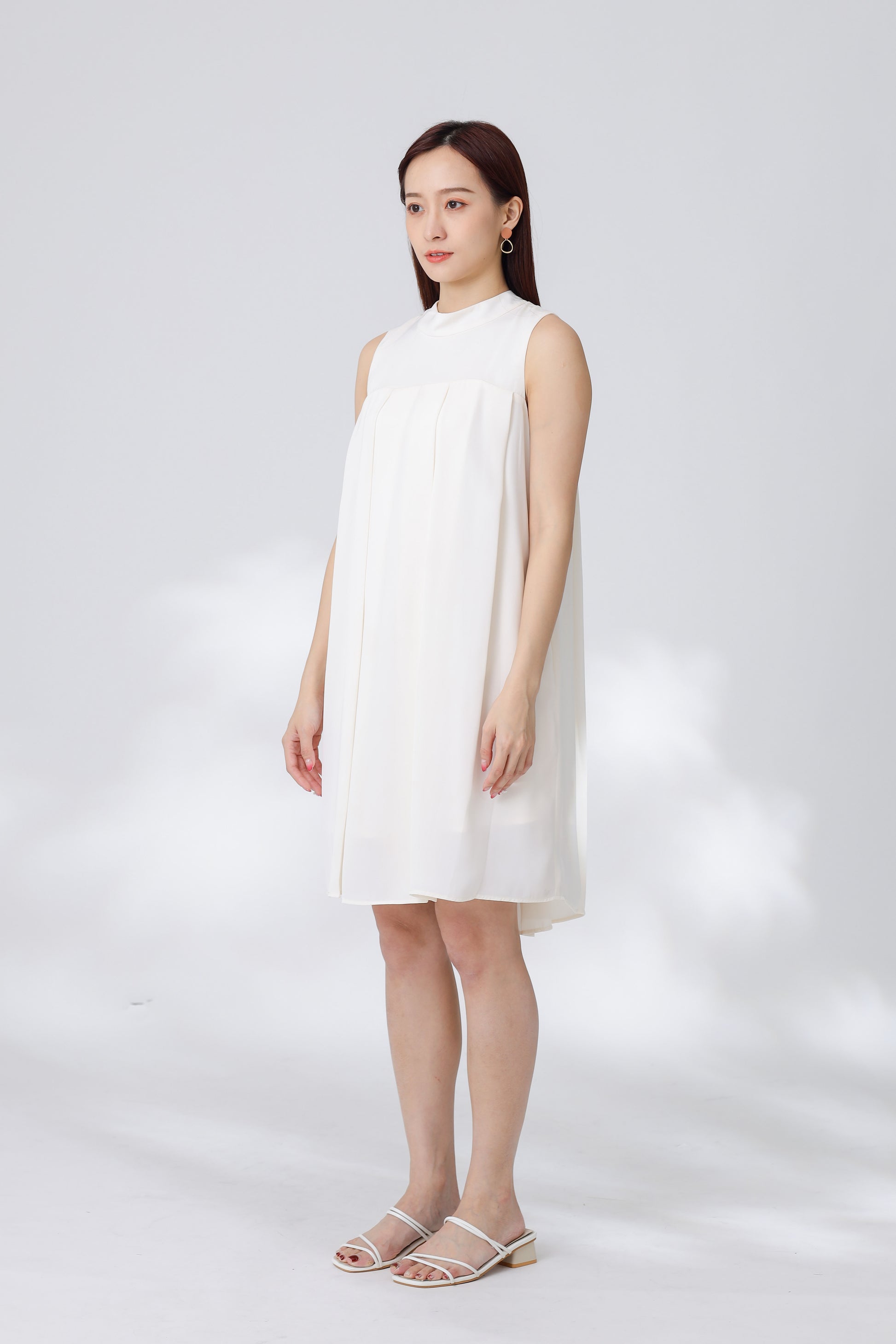 Shauna Babydoll Dress - Off White