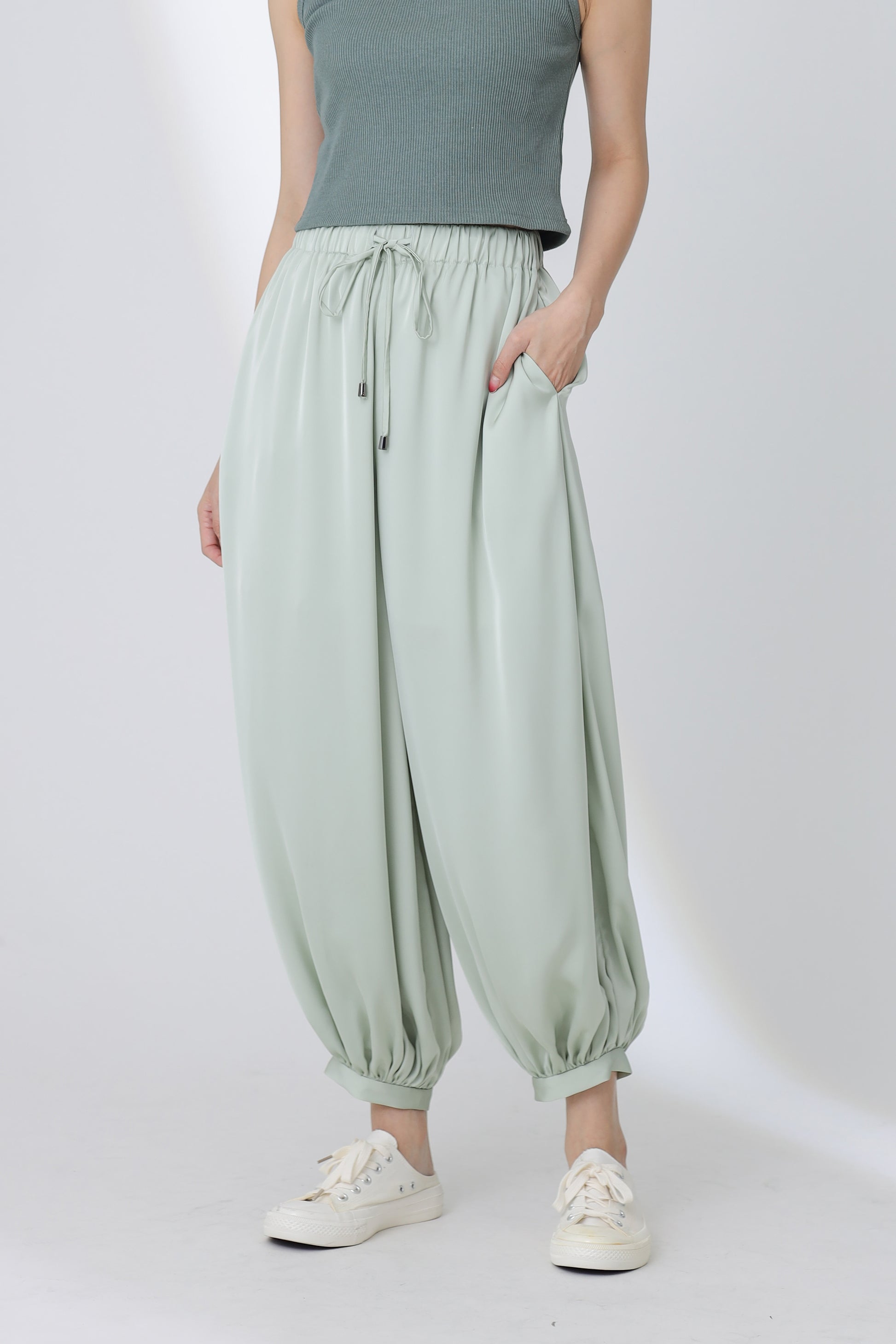 Umika Harem Pant - Sage Green