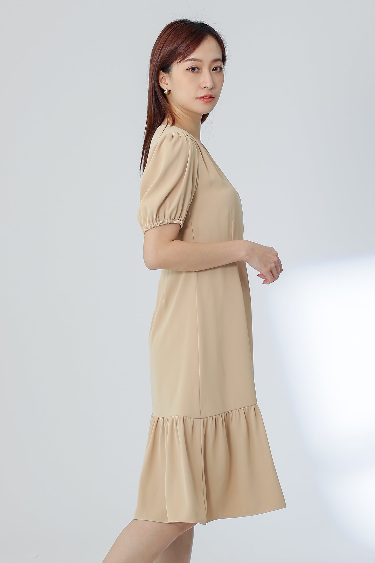 Winona Versatile Midi Dress - Nude