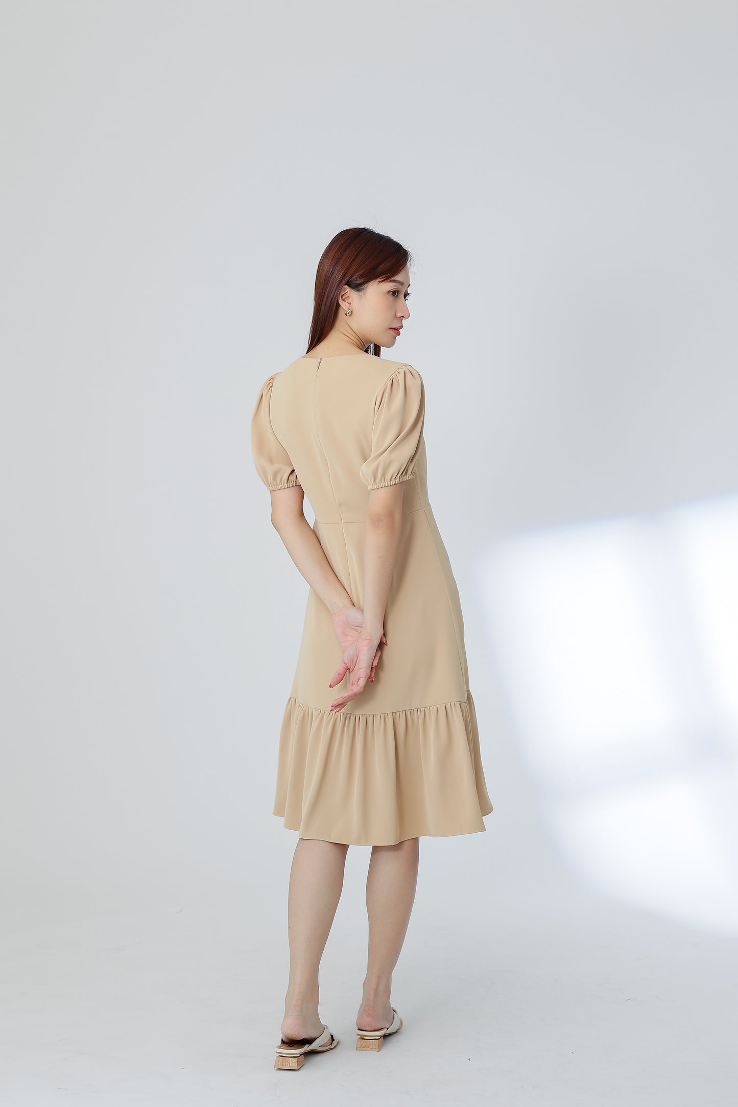 Winona Versatile Midi Dress - Nude