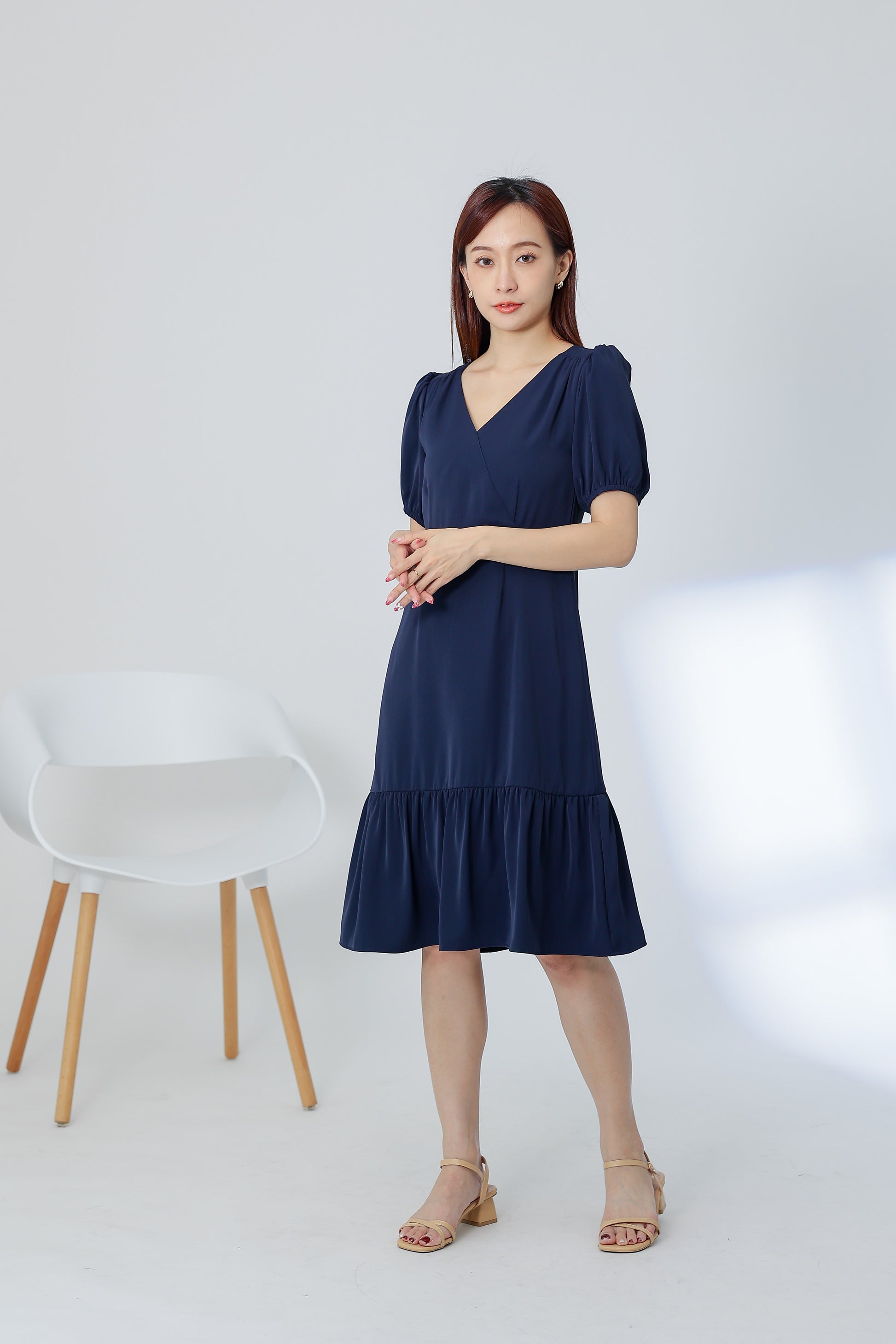 Winona Versatile Midi Dress - Navy