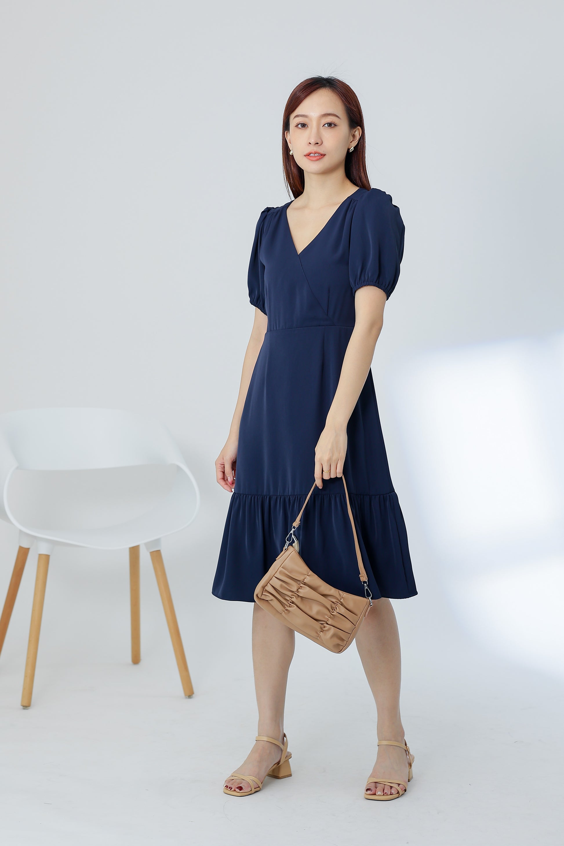 Winona Versatile Midi Dress - Navy