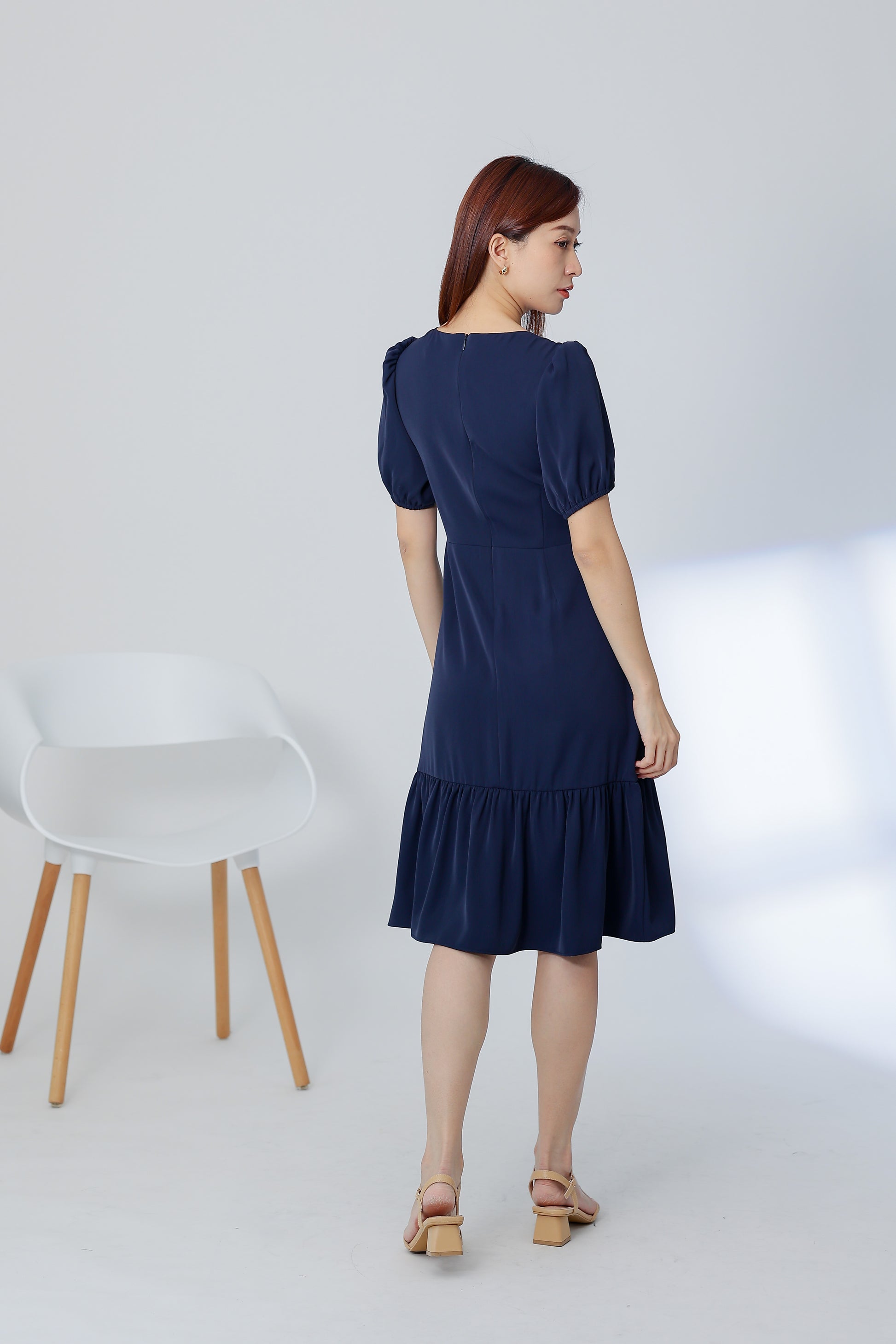 Winona Versatile Midi Dress - Navy